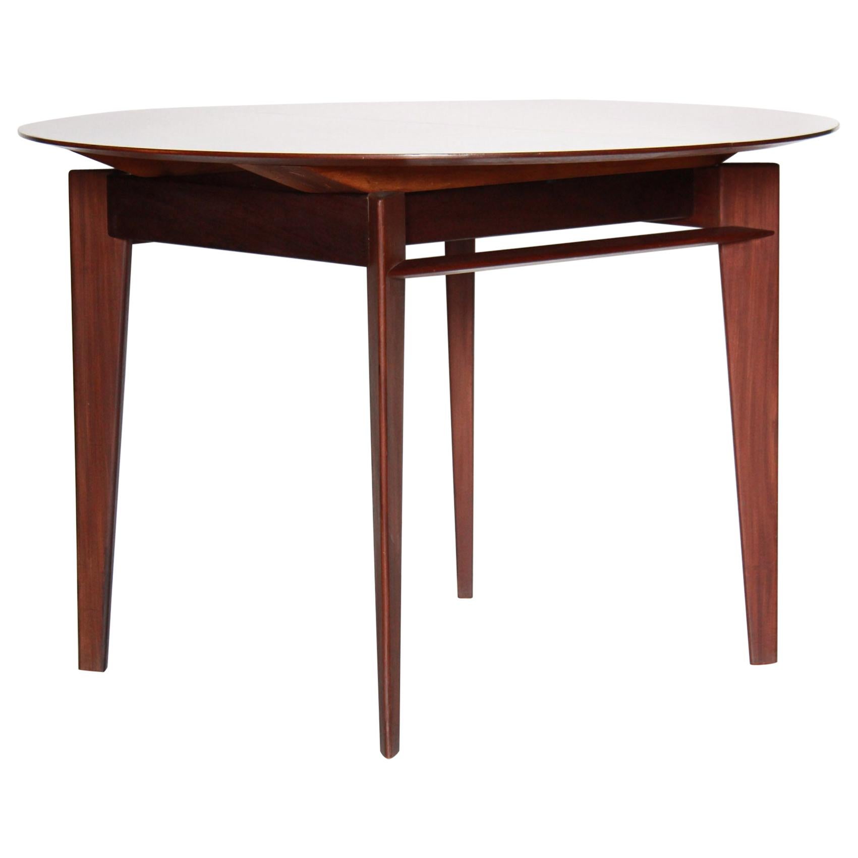 1950s Vintage extendible Dining Table in Solid Teak by Vittorio Dassi