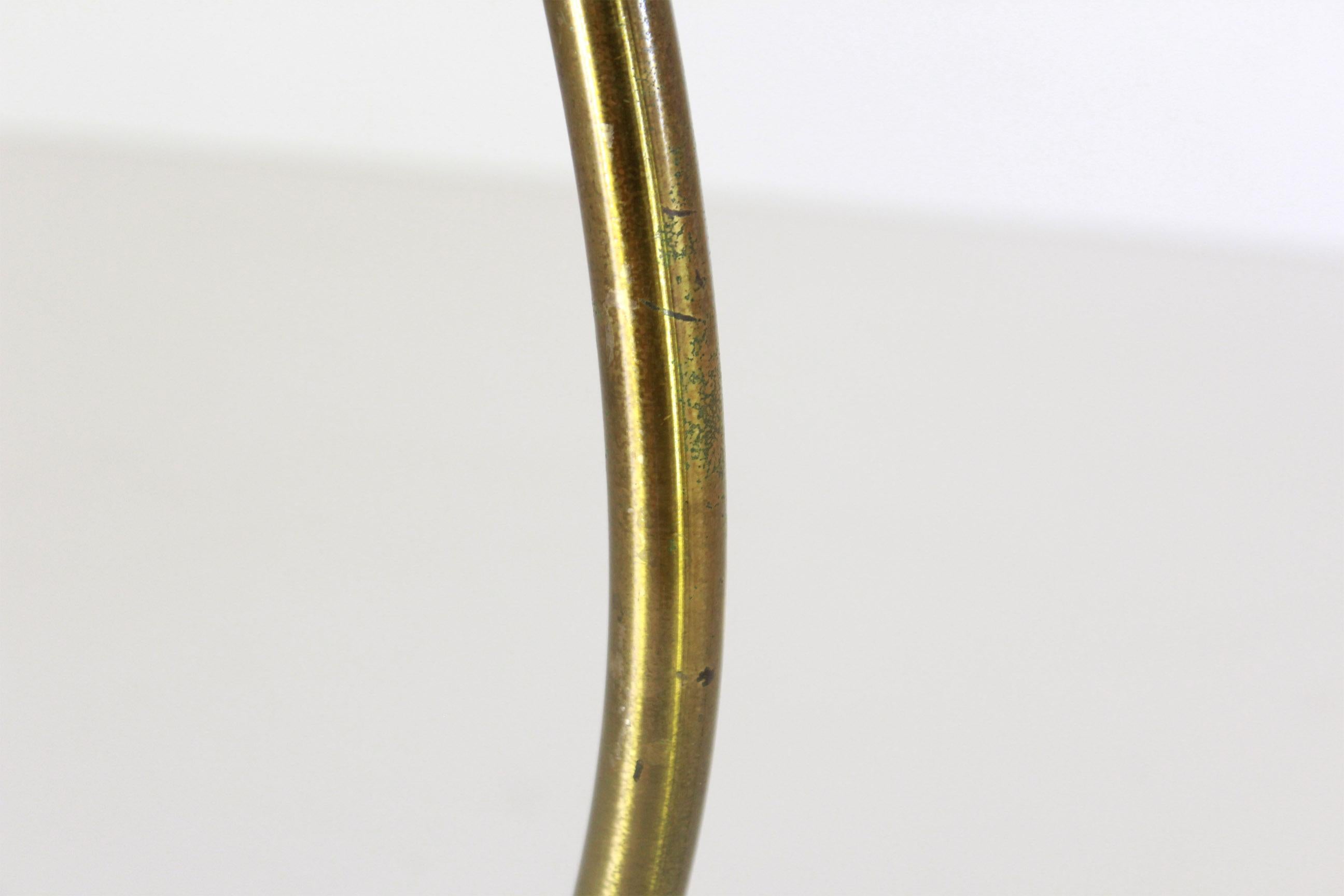 1950s Bauhaus Brass Table Lamp 8