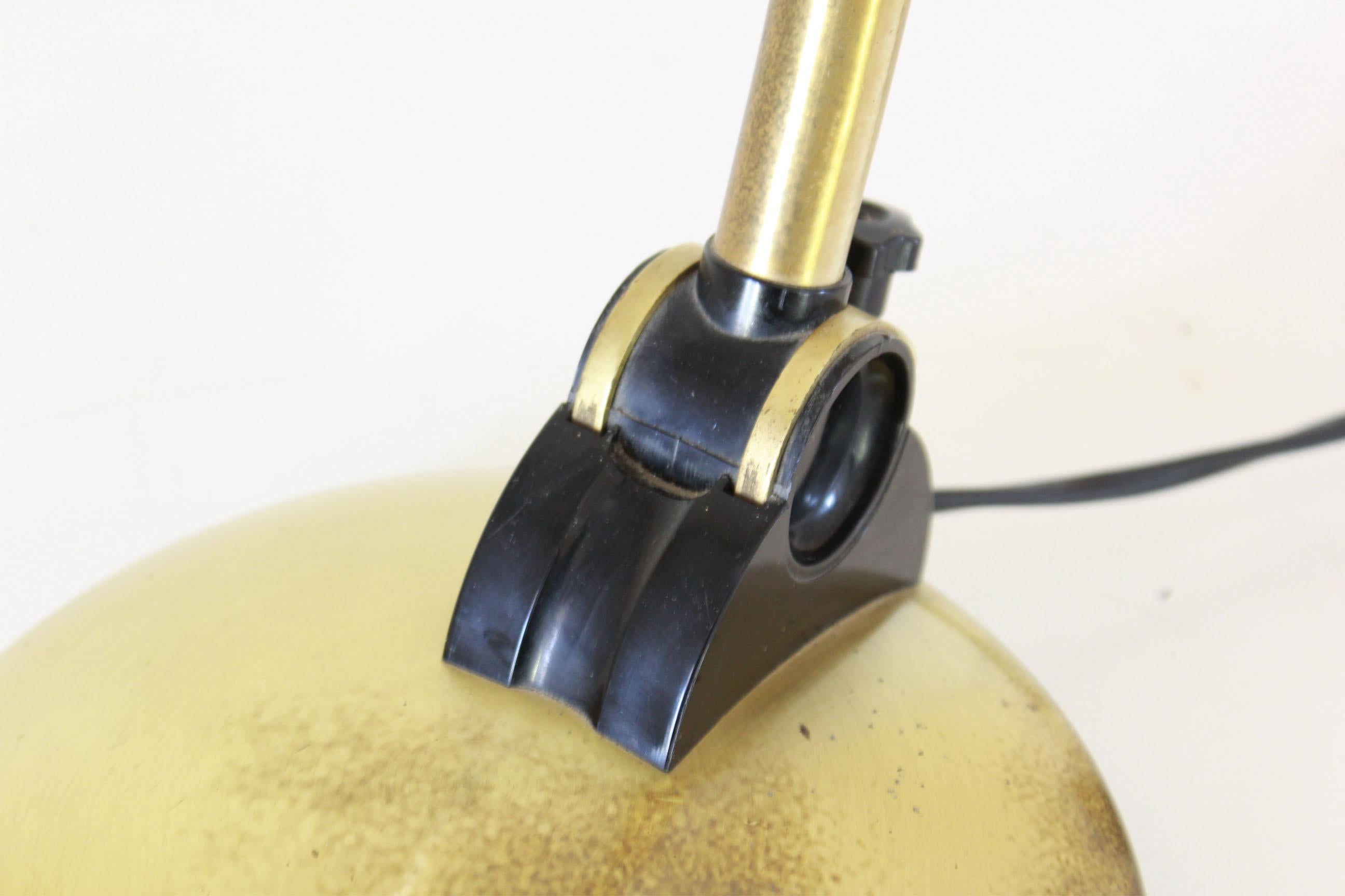 1950s Bauhaus Brass Table Lamp 10