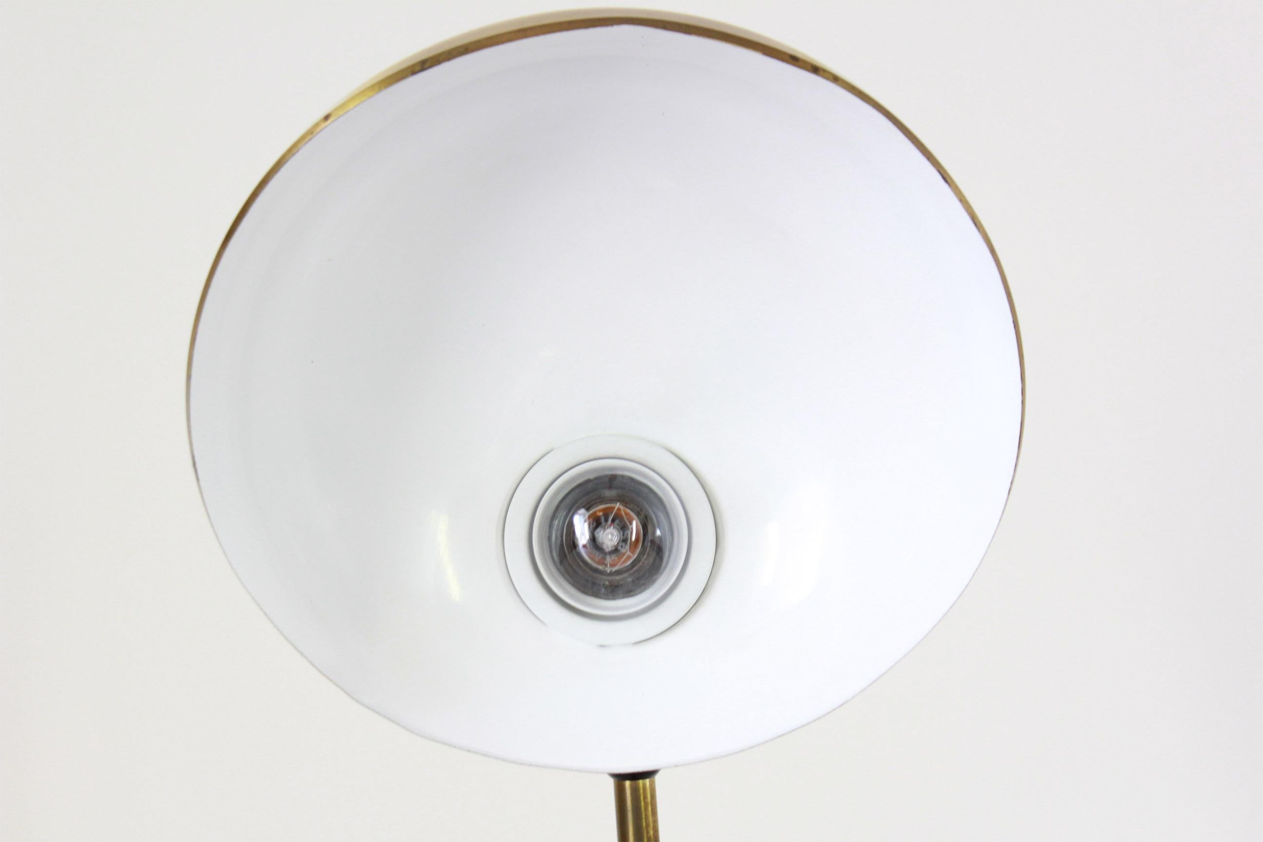 1950s Bauhaus Brass Table Lamp 12