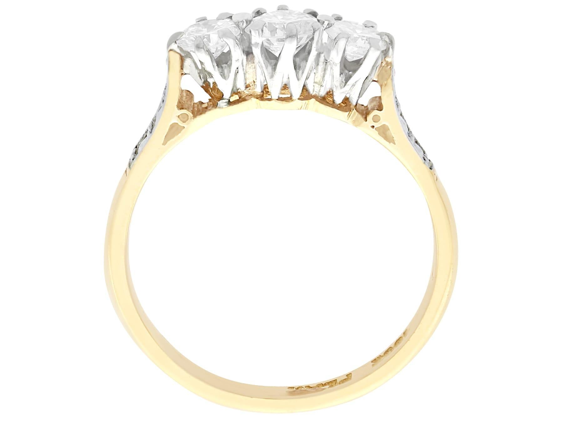 trilogy engagement ring