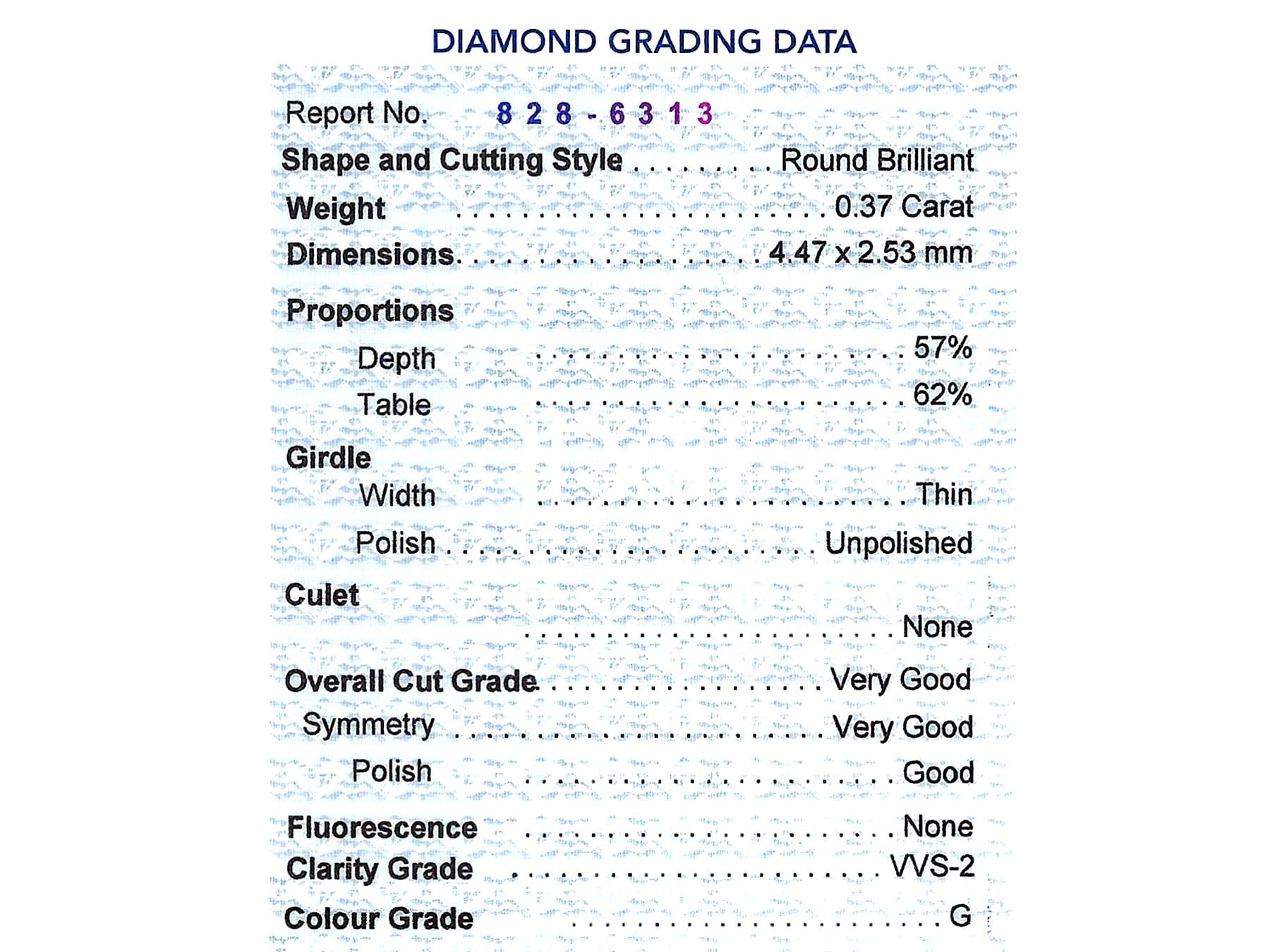 Vintage Diamant und Gelbgold Trilogie Ring im Angebot 2