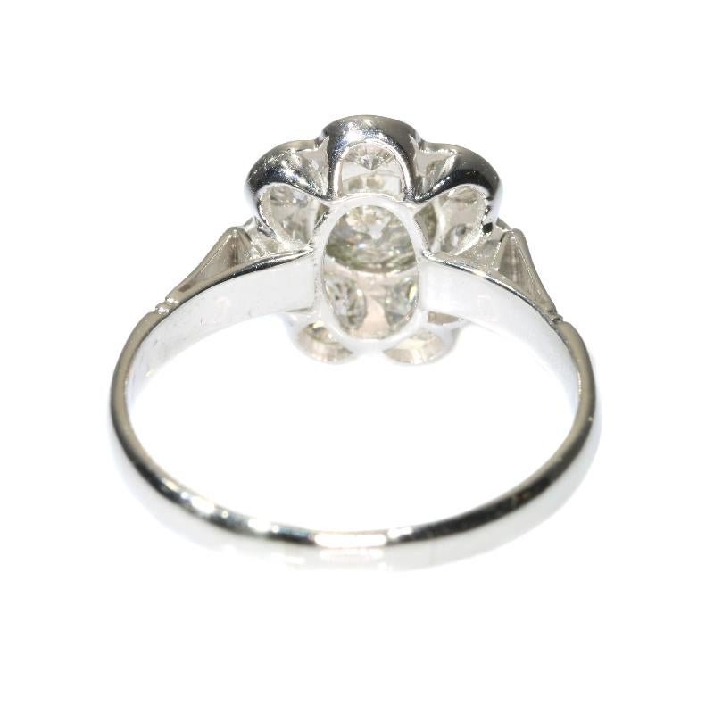 1950s Vintage Diamond Engagement Ring with 1.32 Total Carat Weight For Sale 3