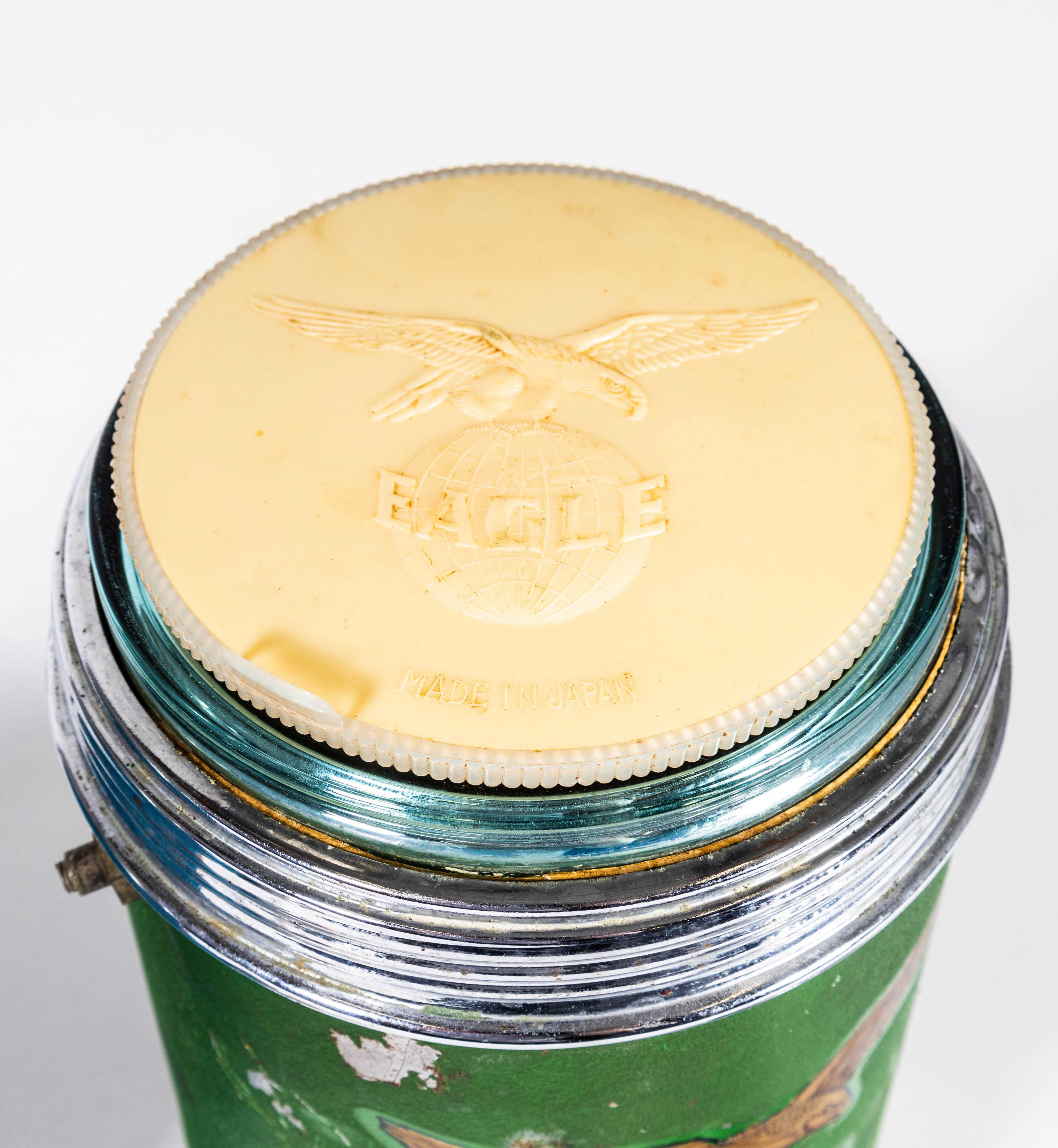 Mid-20th Century 1950's Vintage Eagle Flasks - Pair For Sale