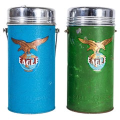 Flacons Eagle Vintage des années 1950 - Paire