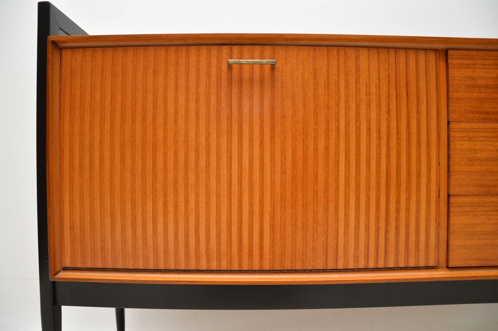 1950s Vintage Ebonized Walnut Sideboard 2