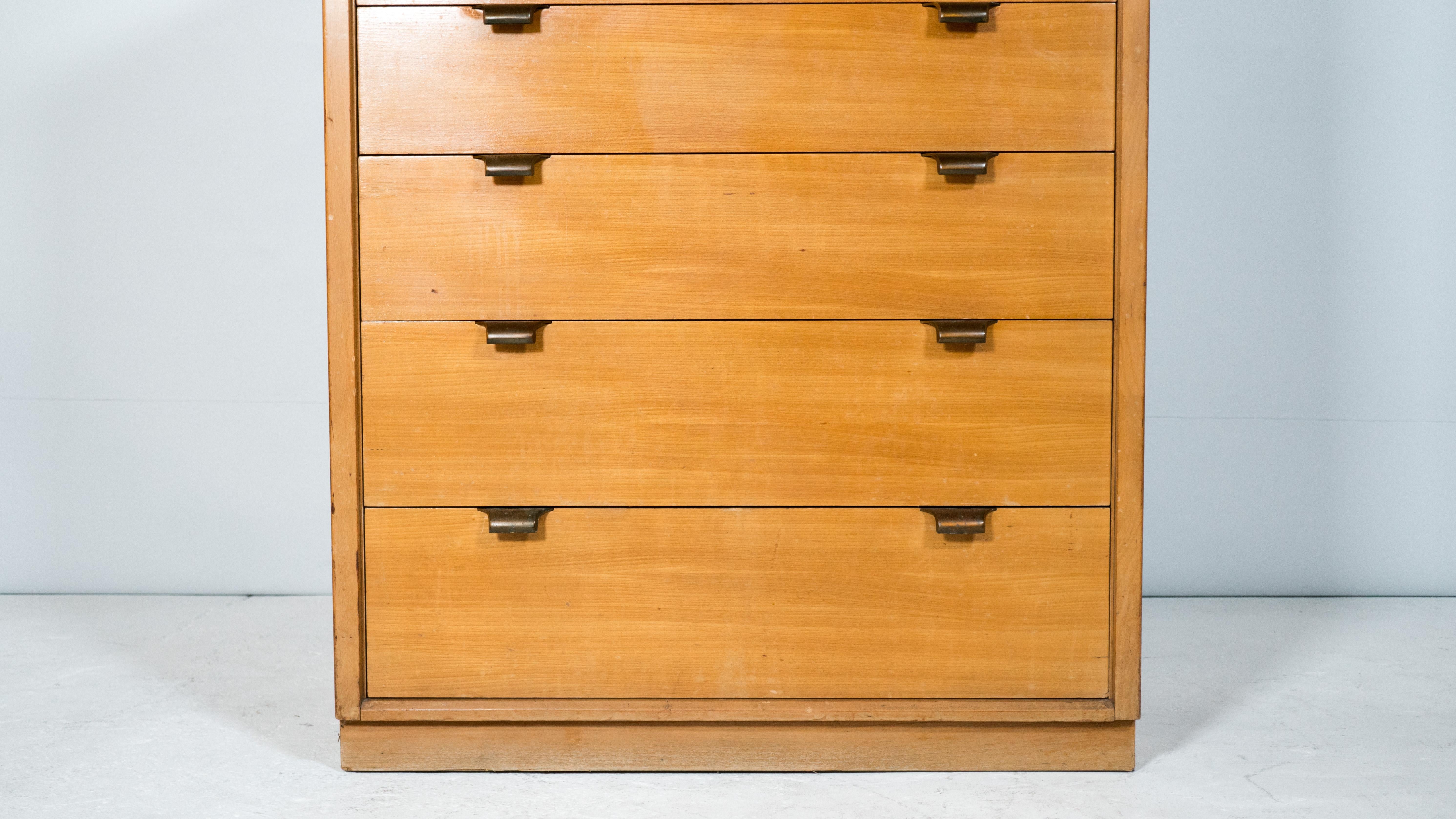 1950s Vintage Edward Wormley for Drexel 'Precedent' Highboy Dresser In Good Condition For Sale In Boston, MA