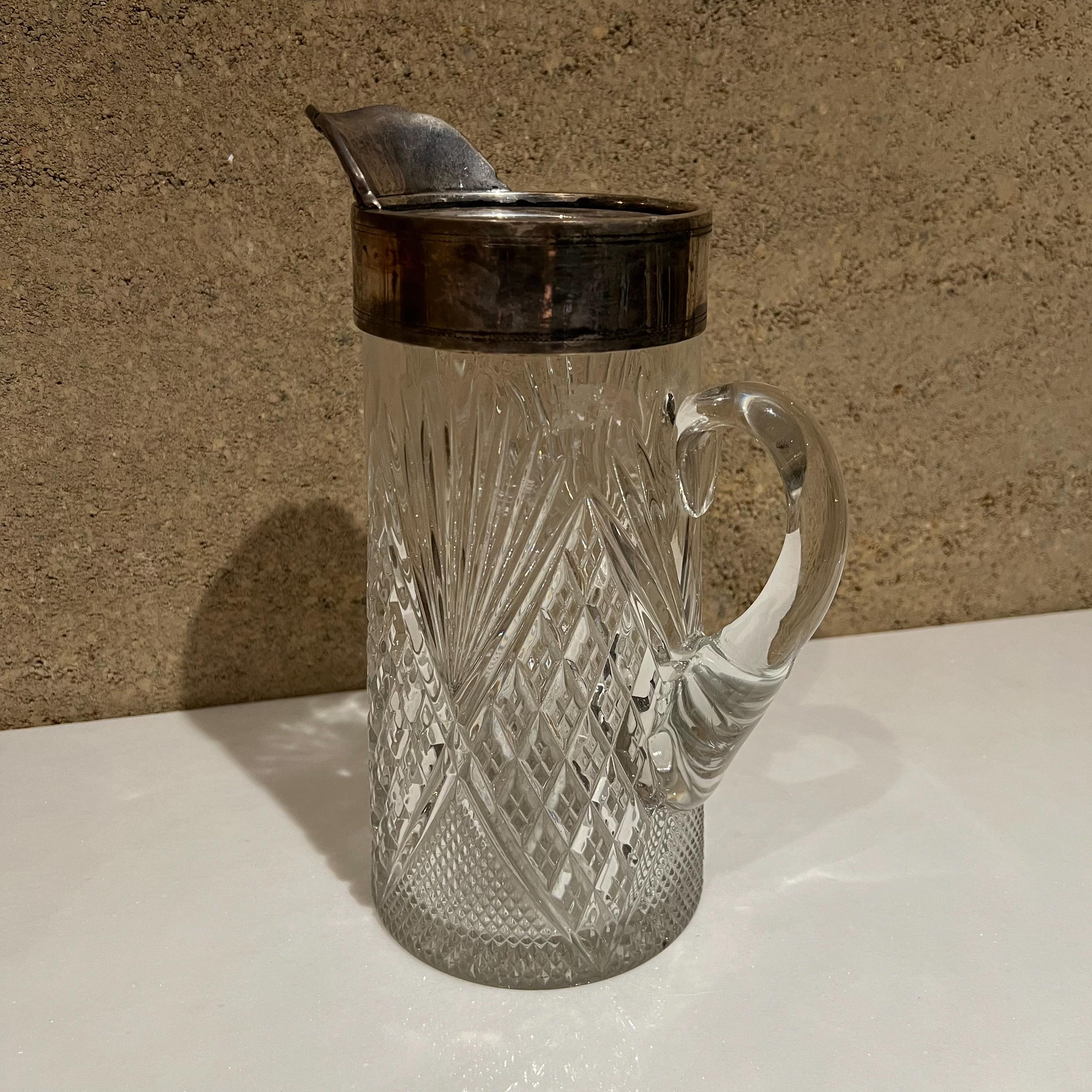 vintage glass pitchers
