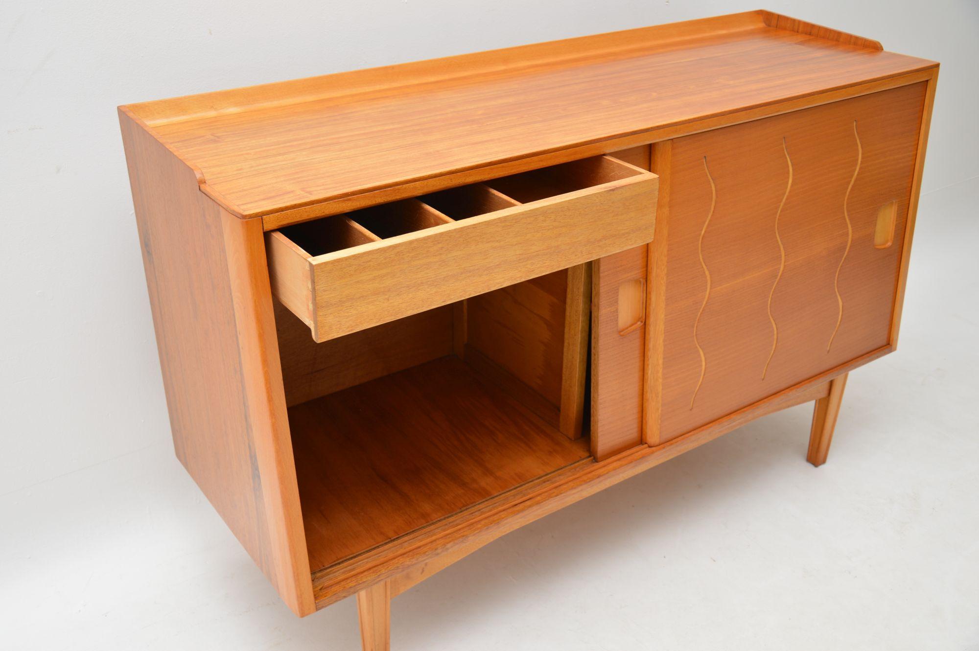 Mid-20th Century 1950s Vintage Elm and Walnut Sideboard