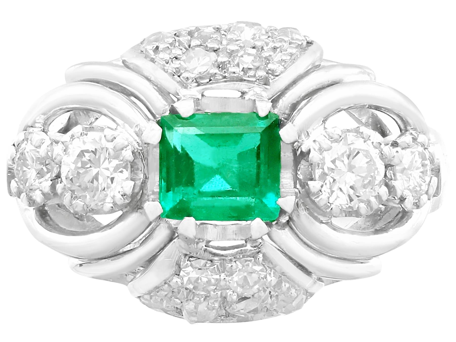 vintage emerald cocktail rings