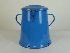1950s Vintage Enamel Bin