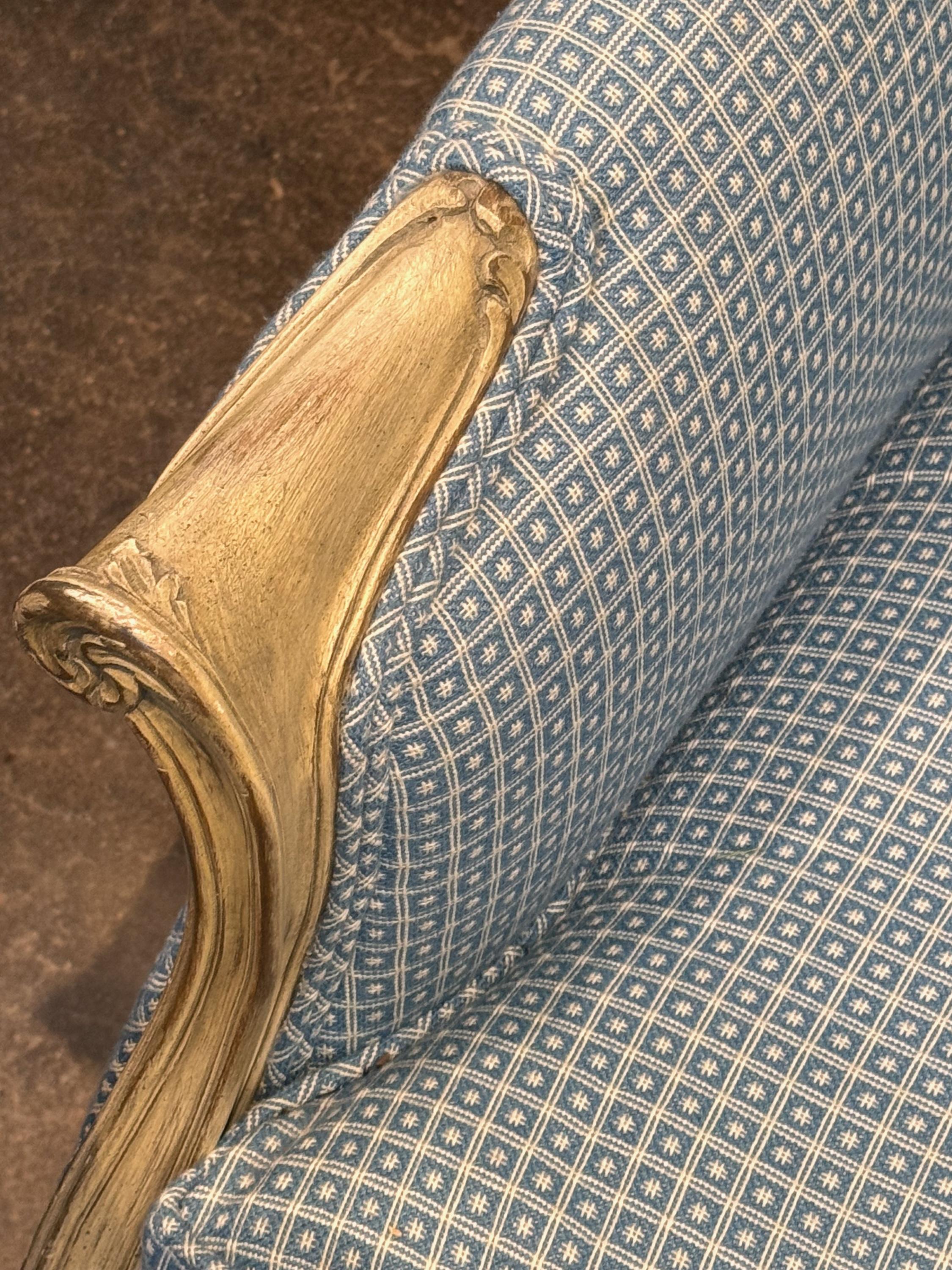 Upholstery 1950s Vintage French Chair