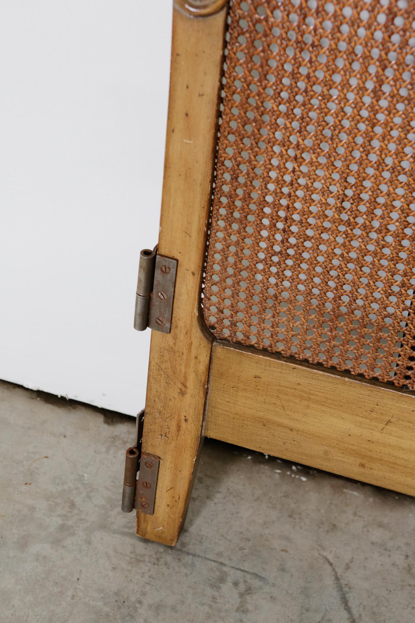 french cane headboard king