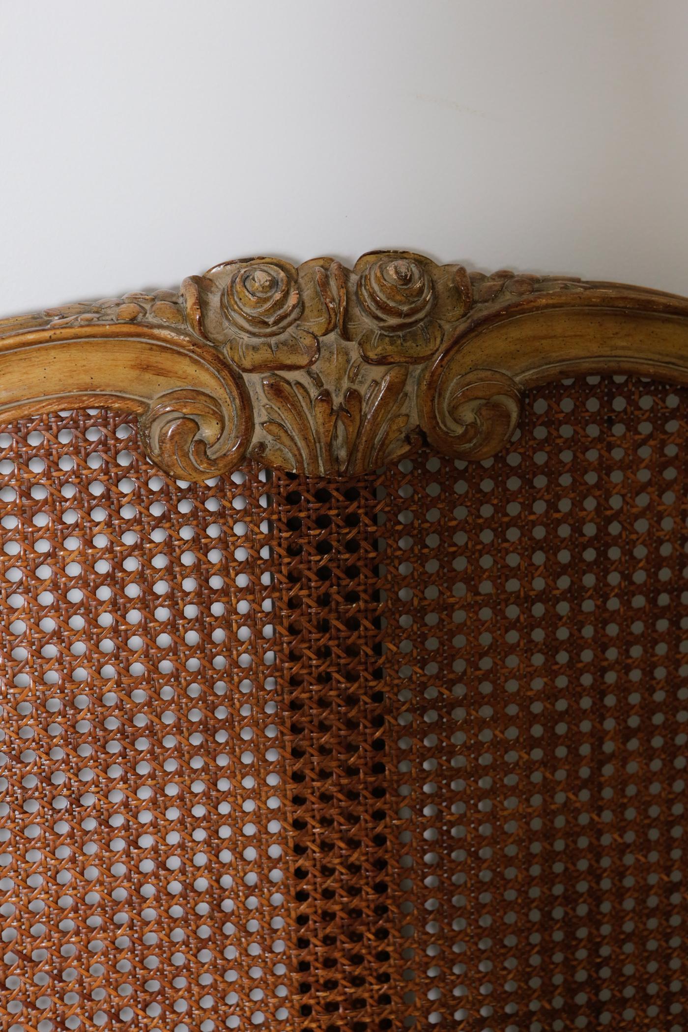 antique king headboard