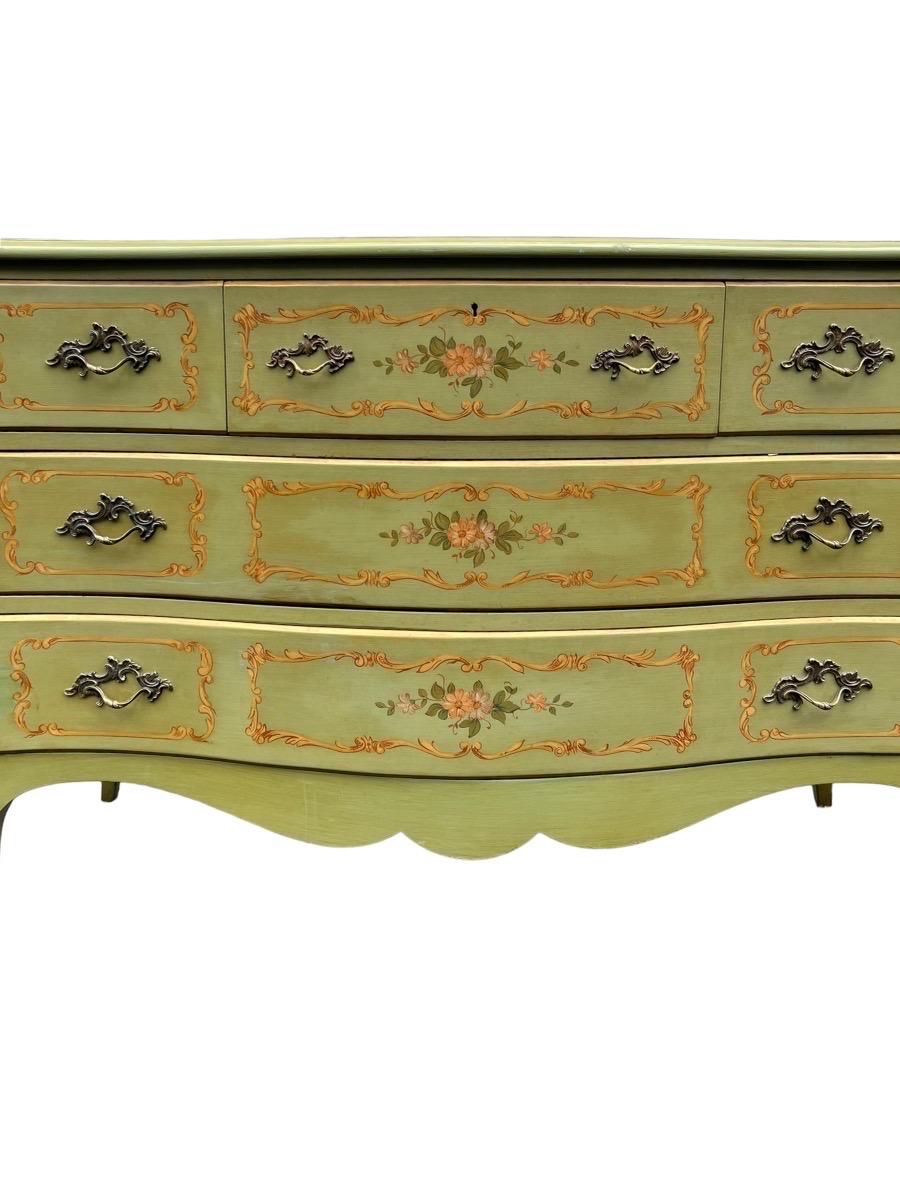 Provincial français 1950s, Vintage French Provincial Style Cherry Wood Dresser by John Widdicomb en vente