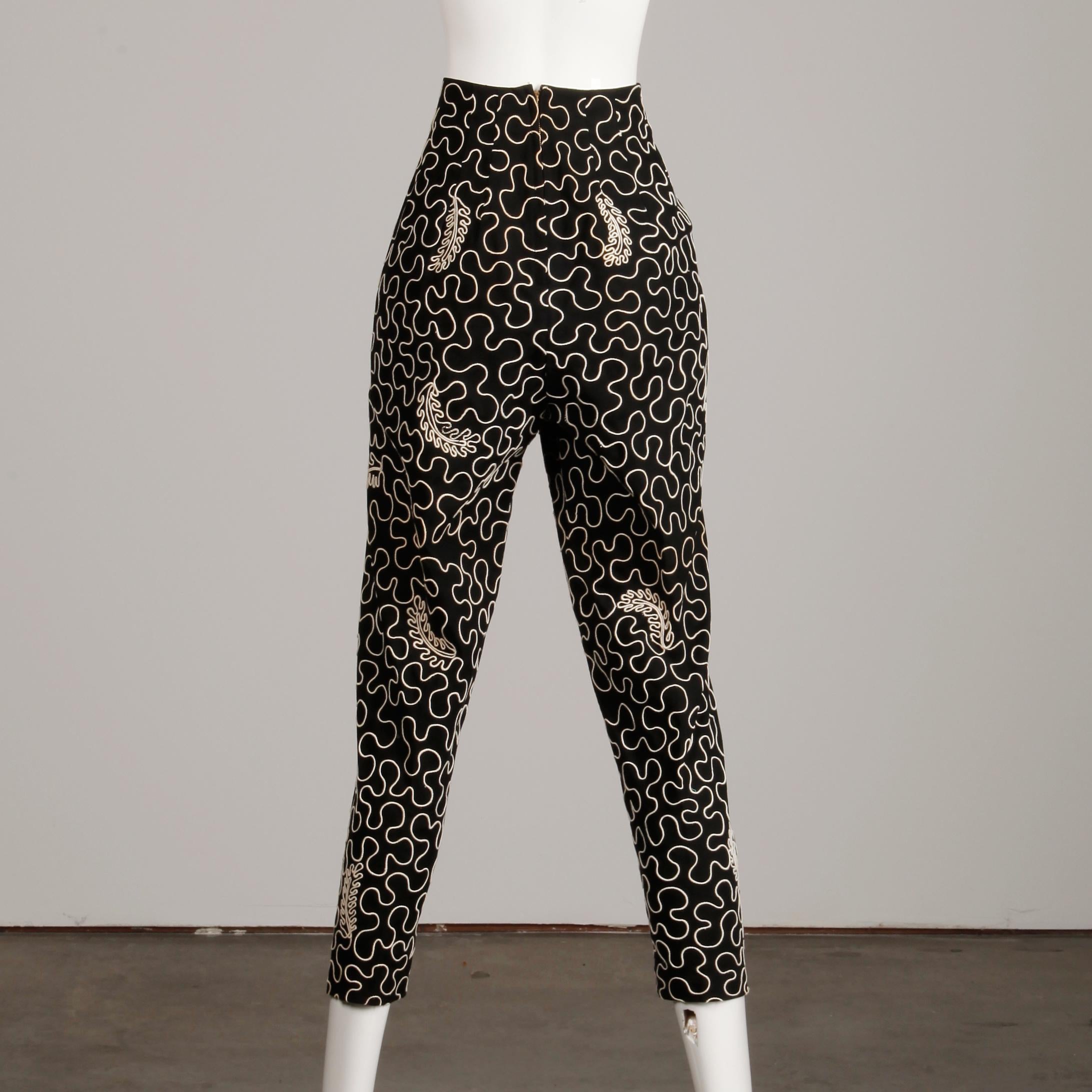 1950s high waisted pants