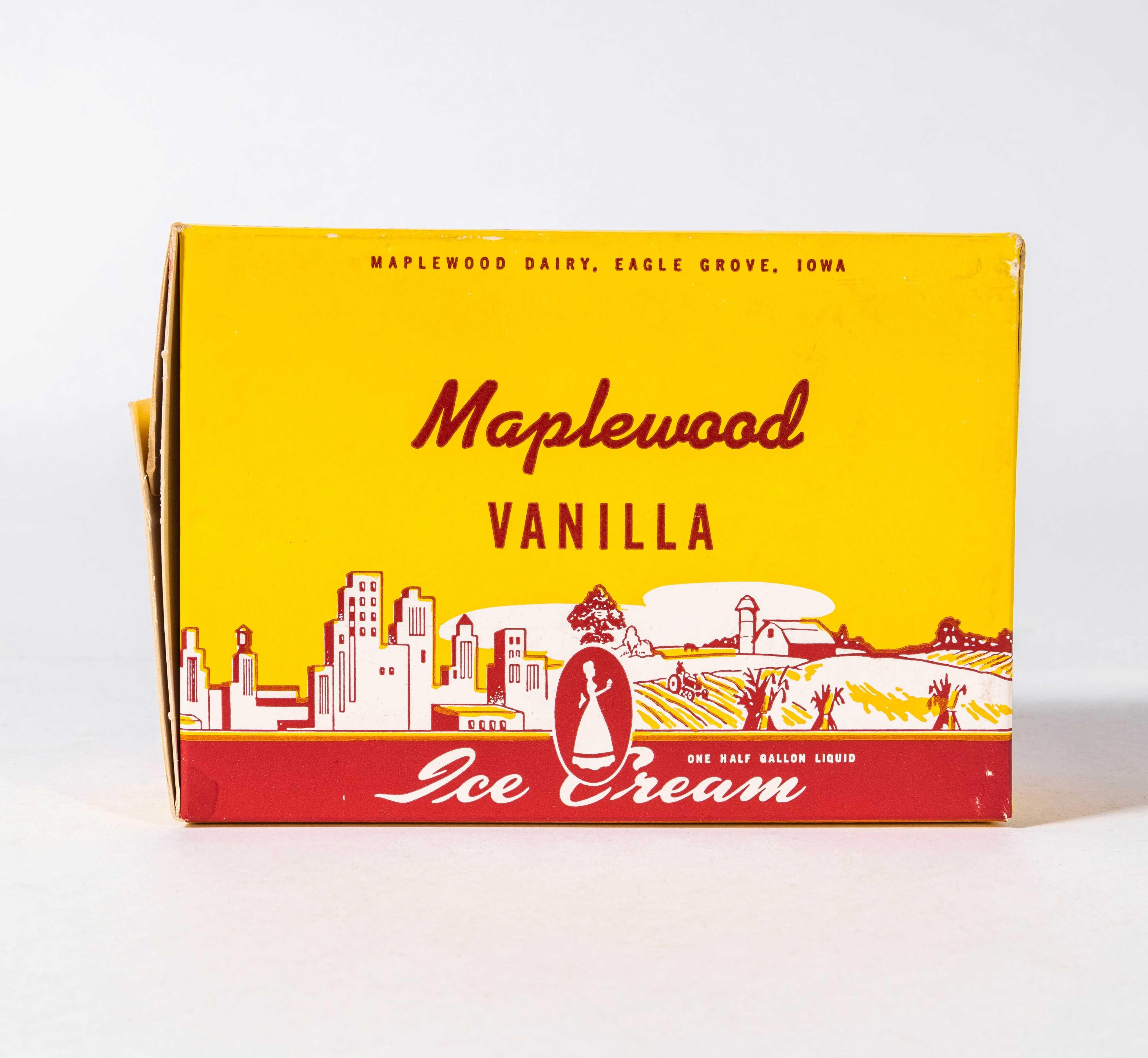 1950's Vintage Eiscreme Kartons - Viererpack im Zustand „Gut“ in Hook, Hampshire