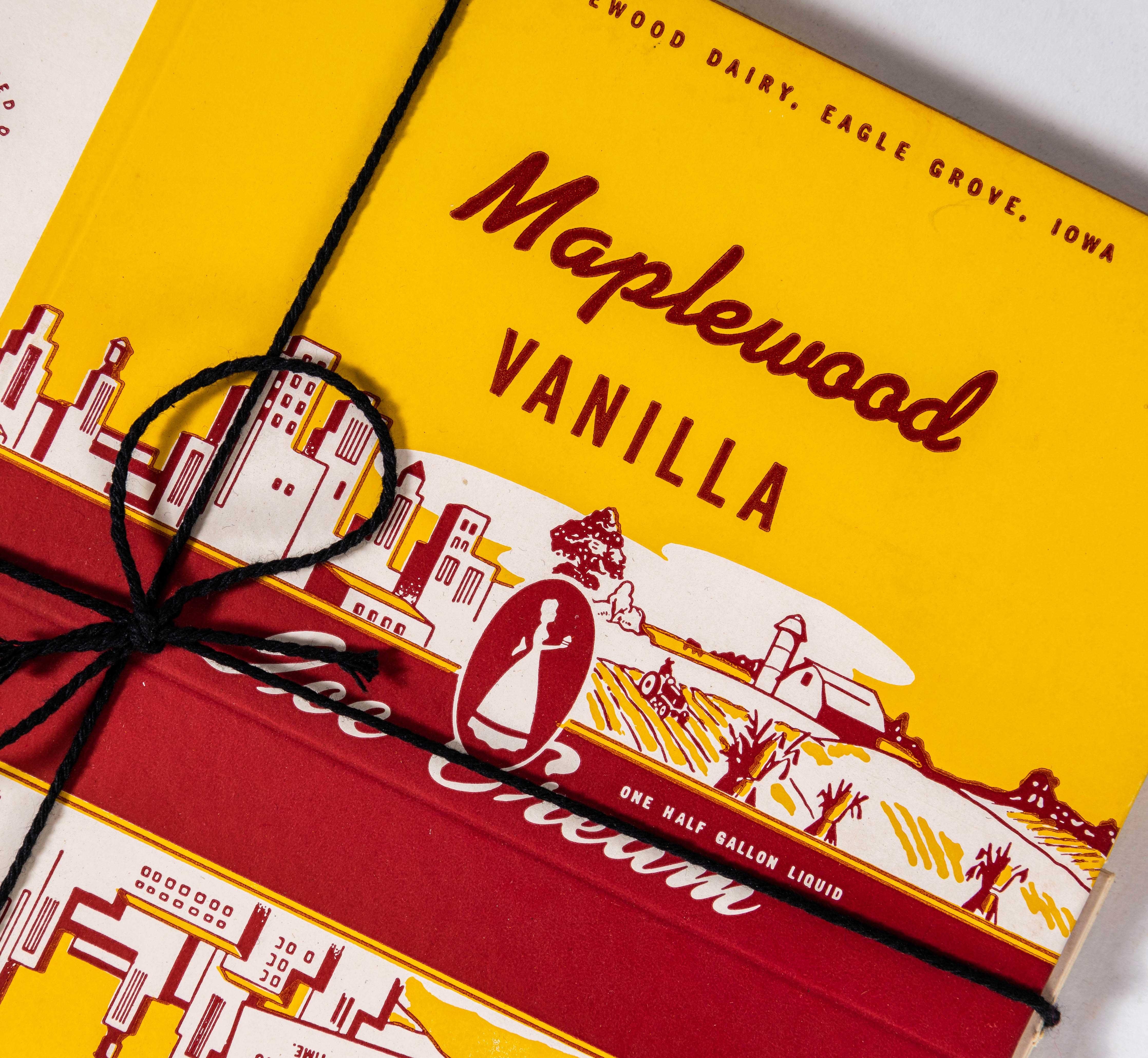 1950's Vintage Eiscreme Kartons - Viererpack 1