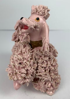 The Iconic Symbol of the 1950"s a Vintage Ceramic Pink Poodle