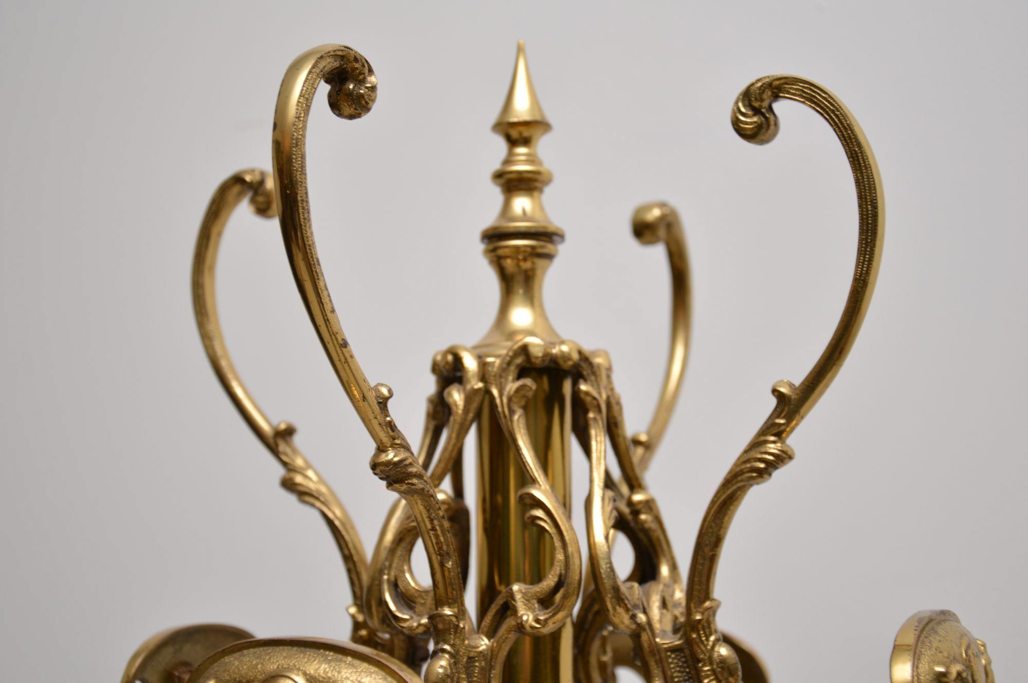 Mid-20th Century 1950s Vintage Italian Brass Hatstand