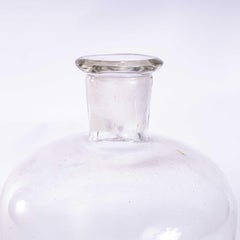 1950's Vintage Large Pharmacy Glass Bottle
