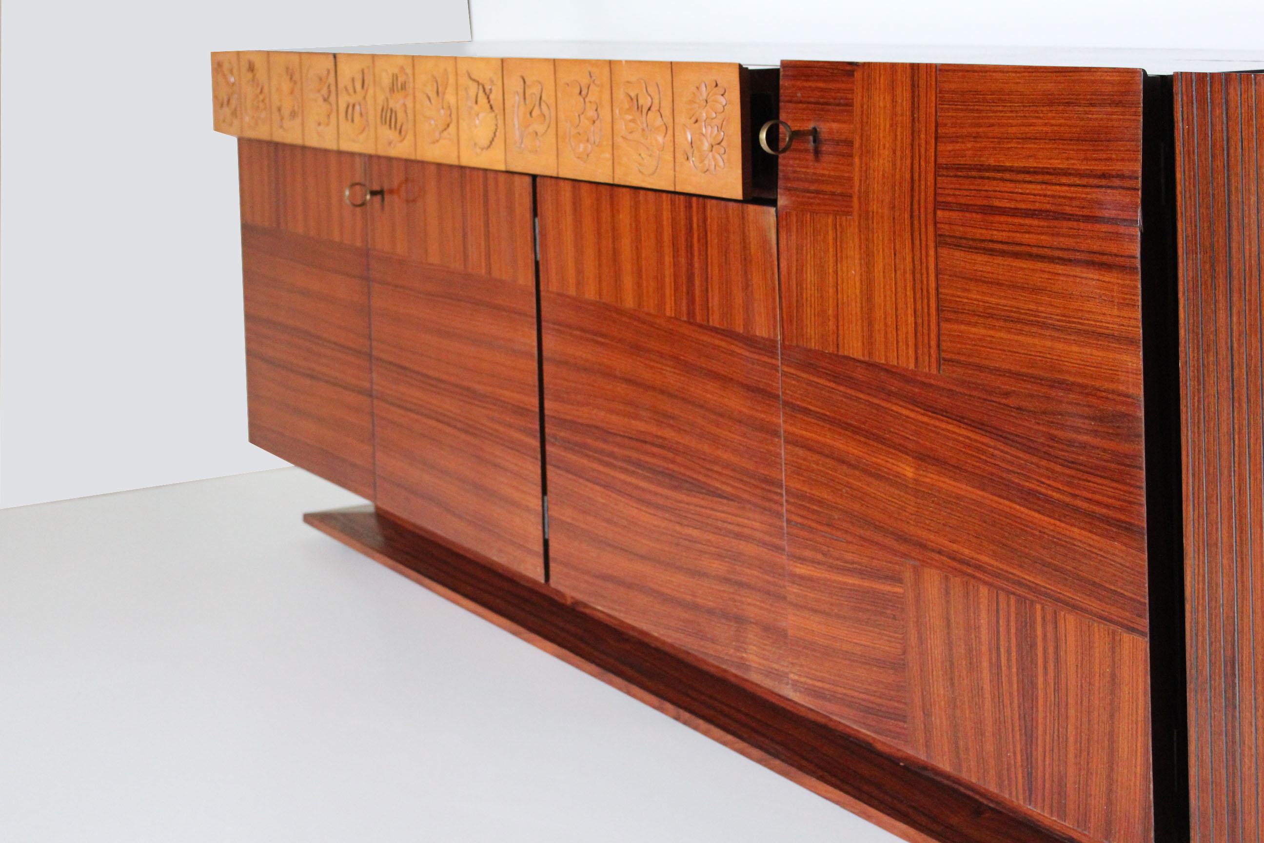 1950s Vintage Sideboard, Mid-Century Modern Italian Style by Dassi 17