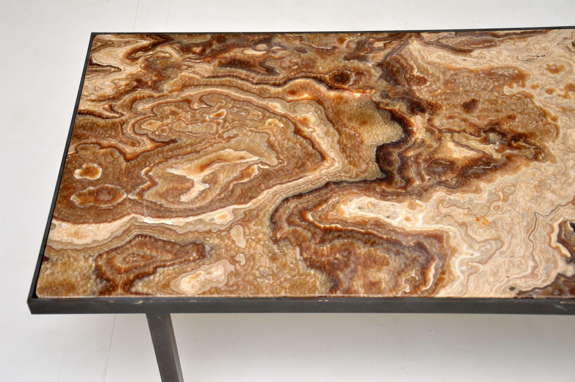 vintage marble coffee table