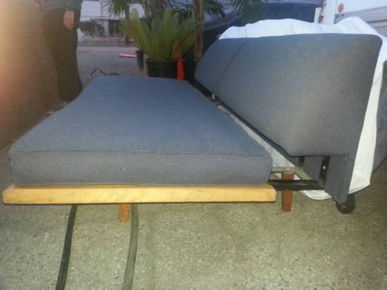 1950s Vintage Mel Bogart Daybed for Felmore Sofa Daybed In Good Condition For Sale In Monrovia, CA