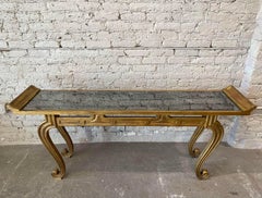 1950s Vintage Mid-Century Asian Altar-Style Console Table