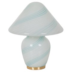 1950s Vintage Murano Mushroom Table Lamp