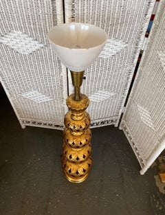 1950's Vintage Nardini Studio Gilded Floor Lamp