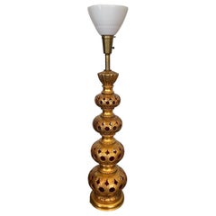 1950's Vintage Nardini Studio Gilded Floor Lamp