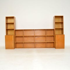1950's Vintage Oak Stacking Bookcase by Unix