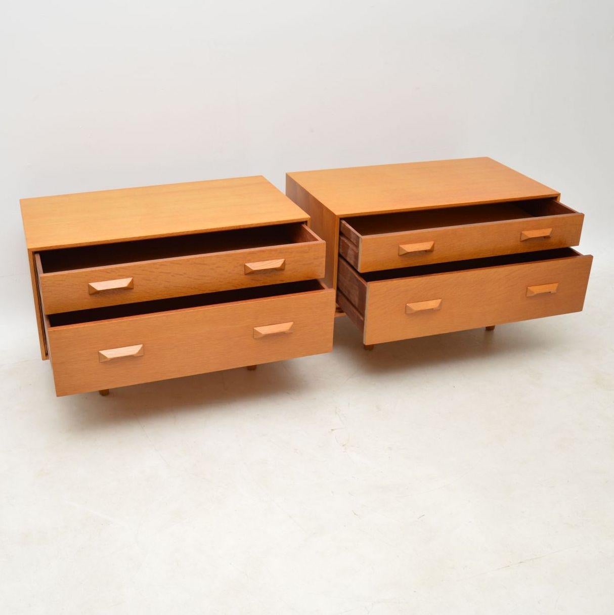 1950s Vintage Pair of Side Chests by John & Sylvia Reid for Stag In Excellent Condition In London, GB