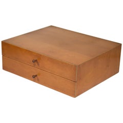 1950s Vintage Paul McCobb Two-Drawer Jewelry Box