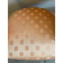 1950s Vintage Peach Silk Chairs - A Pair