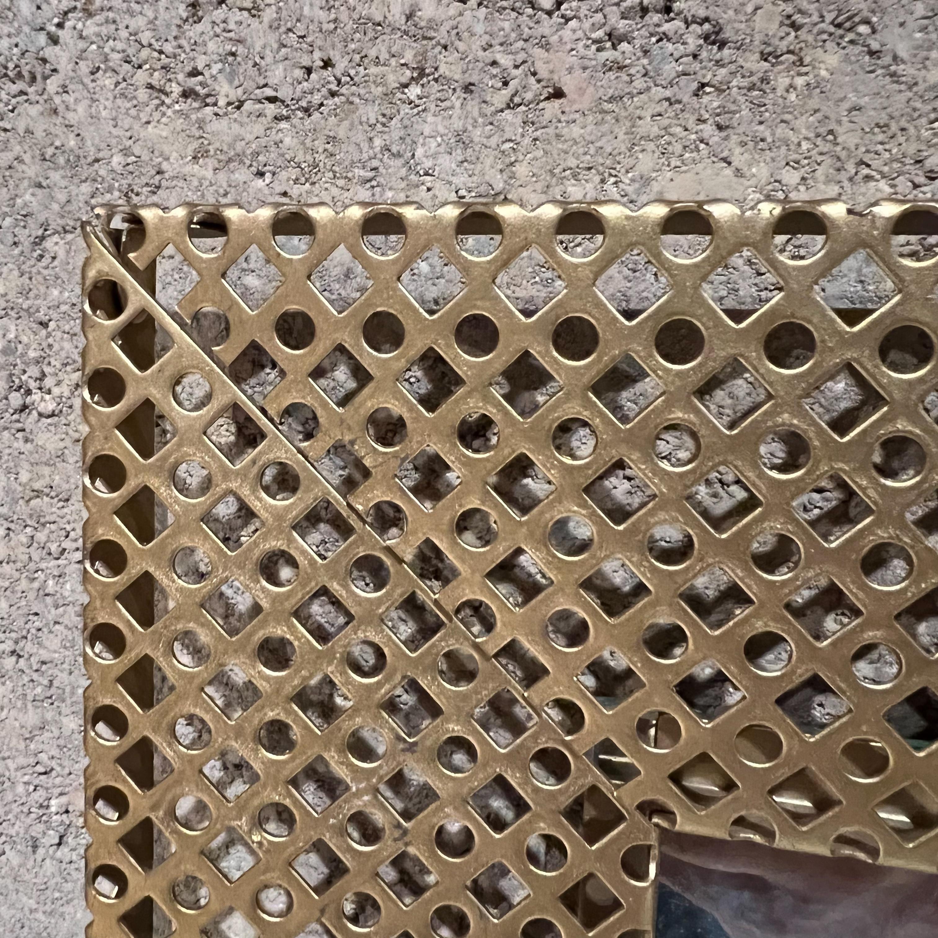 gold perforated metal