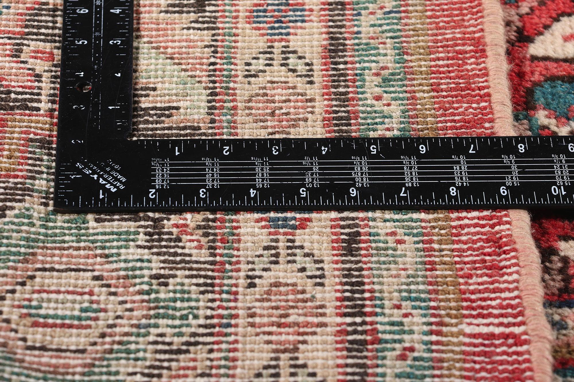 1950's Vintage Persian Mahal Teppich mit traditionellen Stil im Zustand „Gut“ im Angebot in Dallas, TX