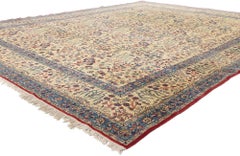 1950's Vintage Persian Tudeshk Nain Carpet with Traditional Style