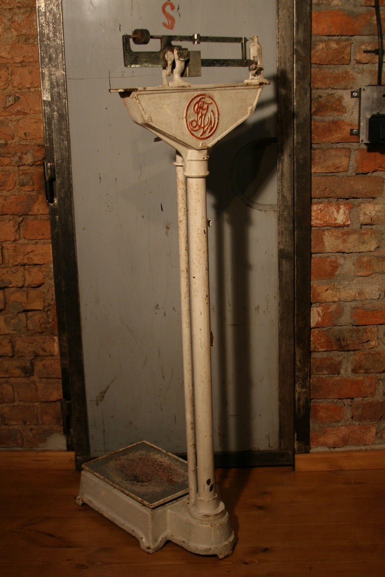 1950s Vintage Polish Medical Scale For Sale at 1stDibs vintage