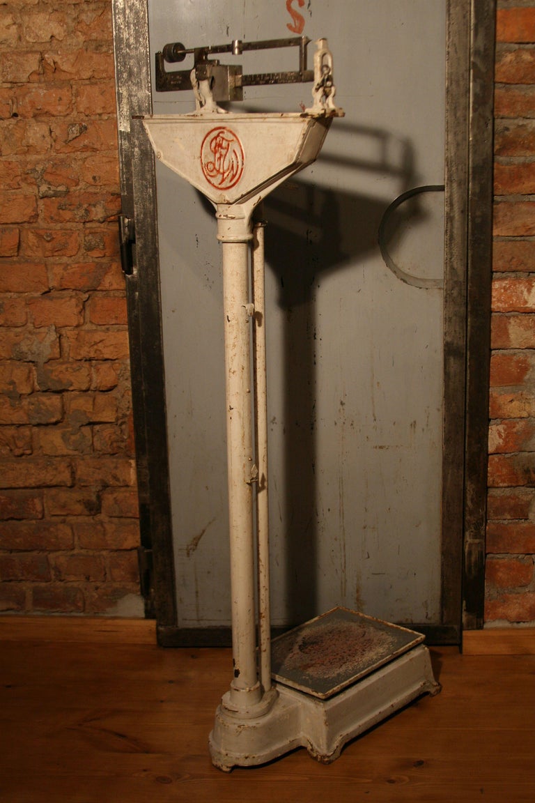 1950s Vintage Polish Medical Scale For Sale at 1stDibs vintage