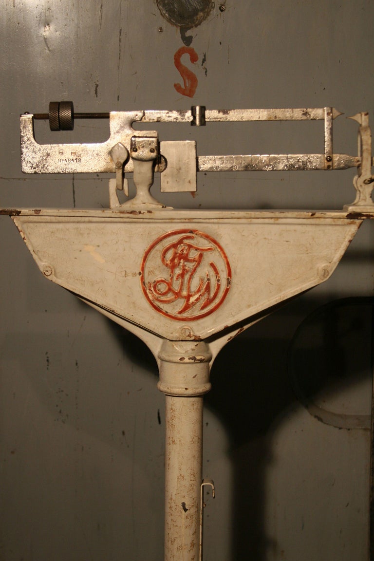 1950s Vintage Polish Medical Scale For Sale at 1stDibs vintage