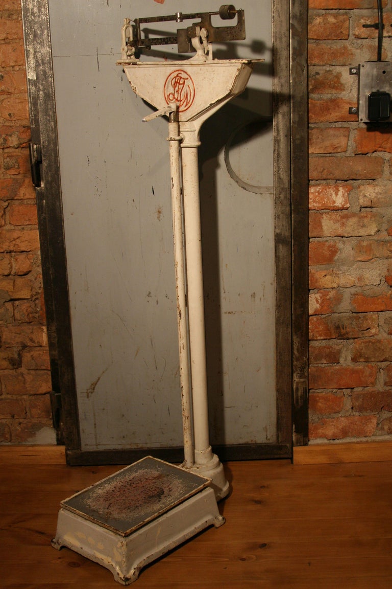 1950s Vintage Polish Medical Scale For Sale at 1stDibs vintage