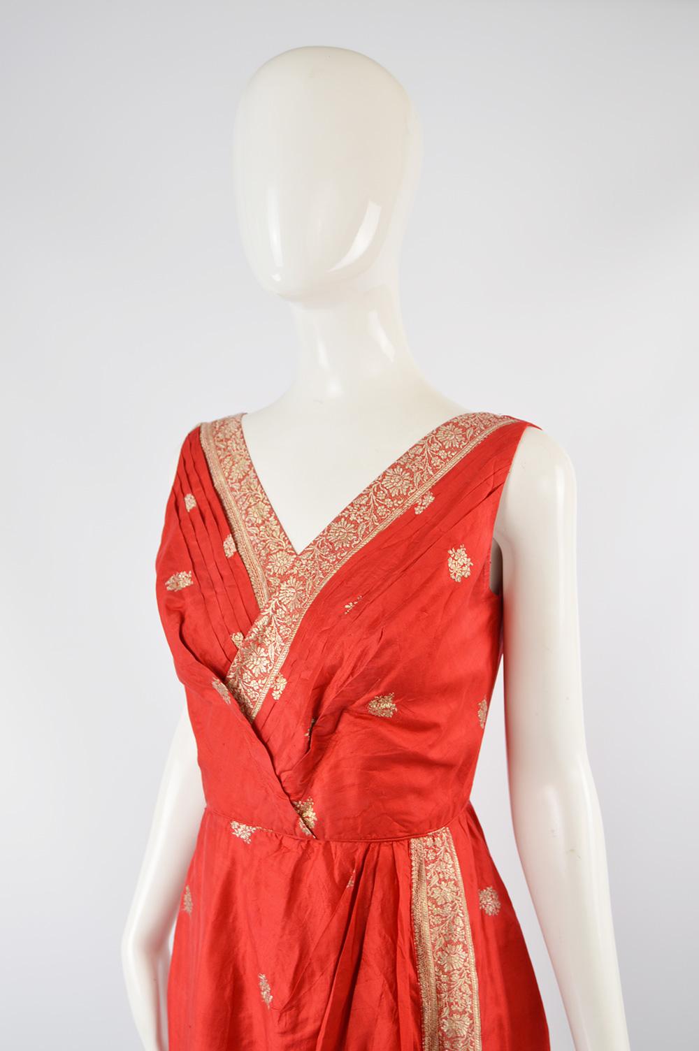 sari fabric dress