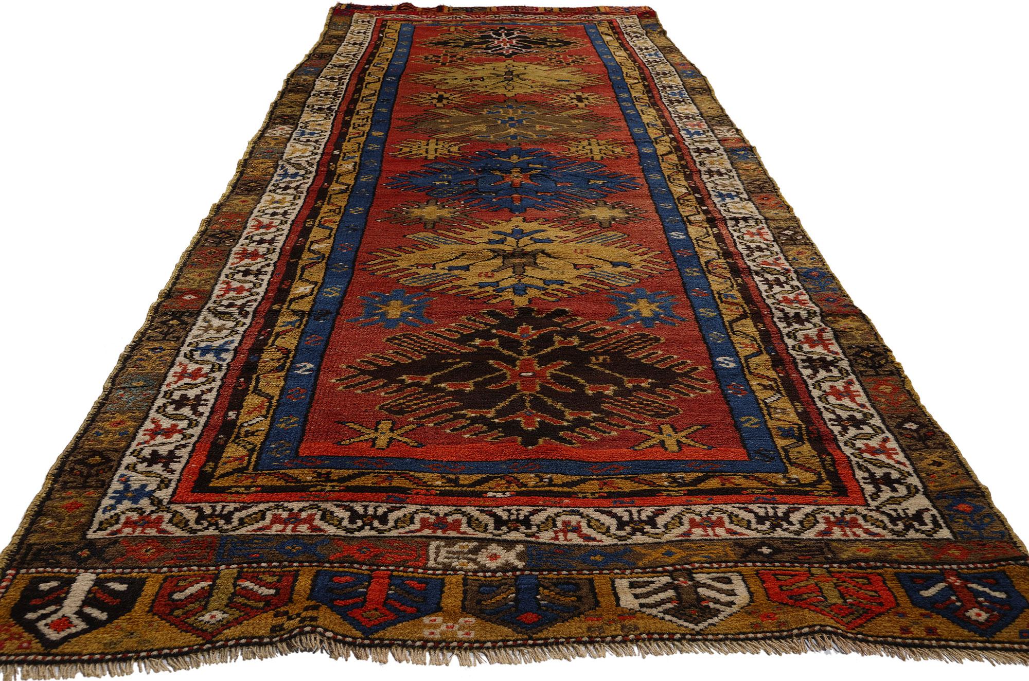 Hand-Knotted 1950s Vintage Red Turkish Oushak Wool Rug For Sale