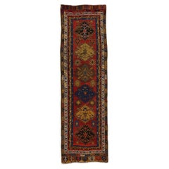 1950s Vintage Red Turkish Oushak Wool Rug