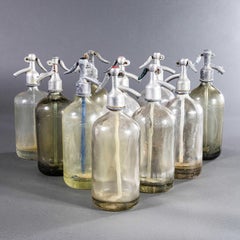 1950's Vintage Romanian Soda Siphons - Clear Glass - Large Quantity Available