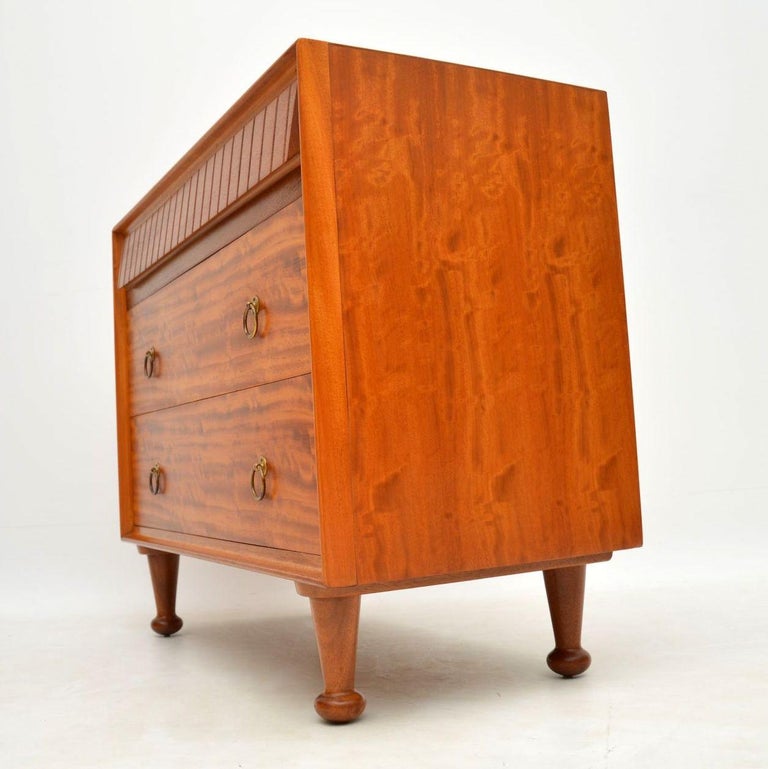 1950s Vintage Satinwood Heal S Chest Of Drawers At 1stdibs