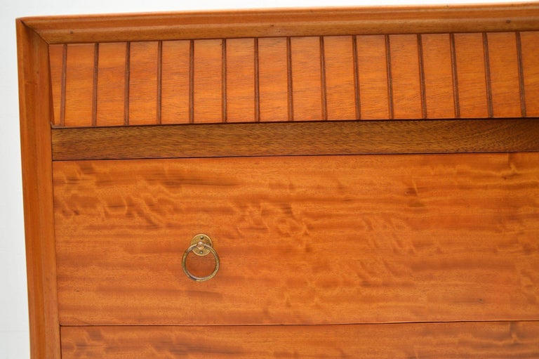 1950s Vintage Satinwood Heal S Chest Of Drawers At 1stdibs