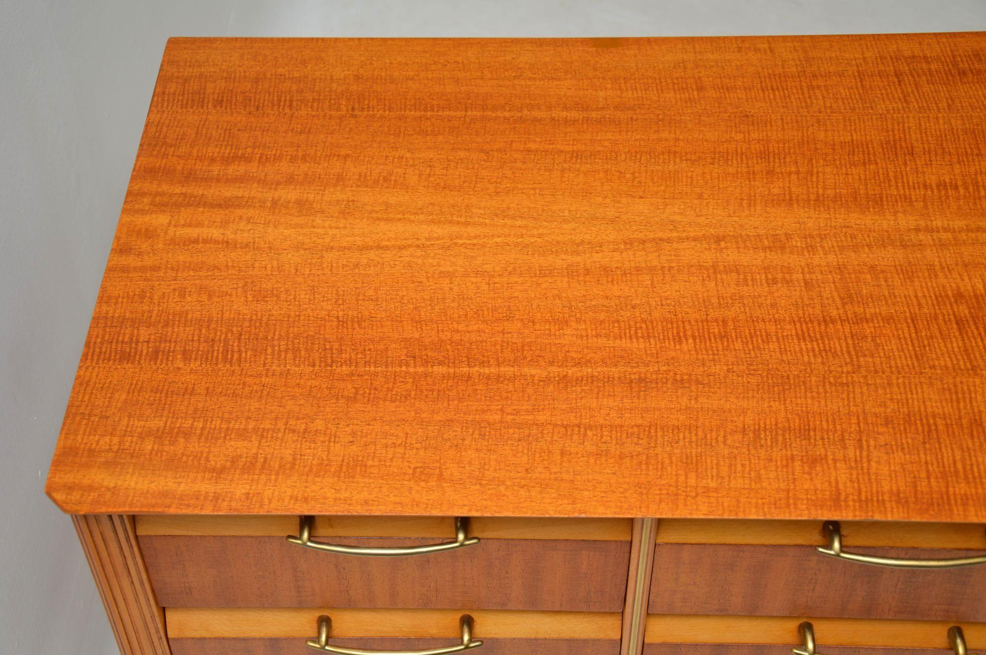 1950s Vintage Satinwood Sideboard 4